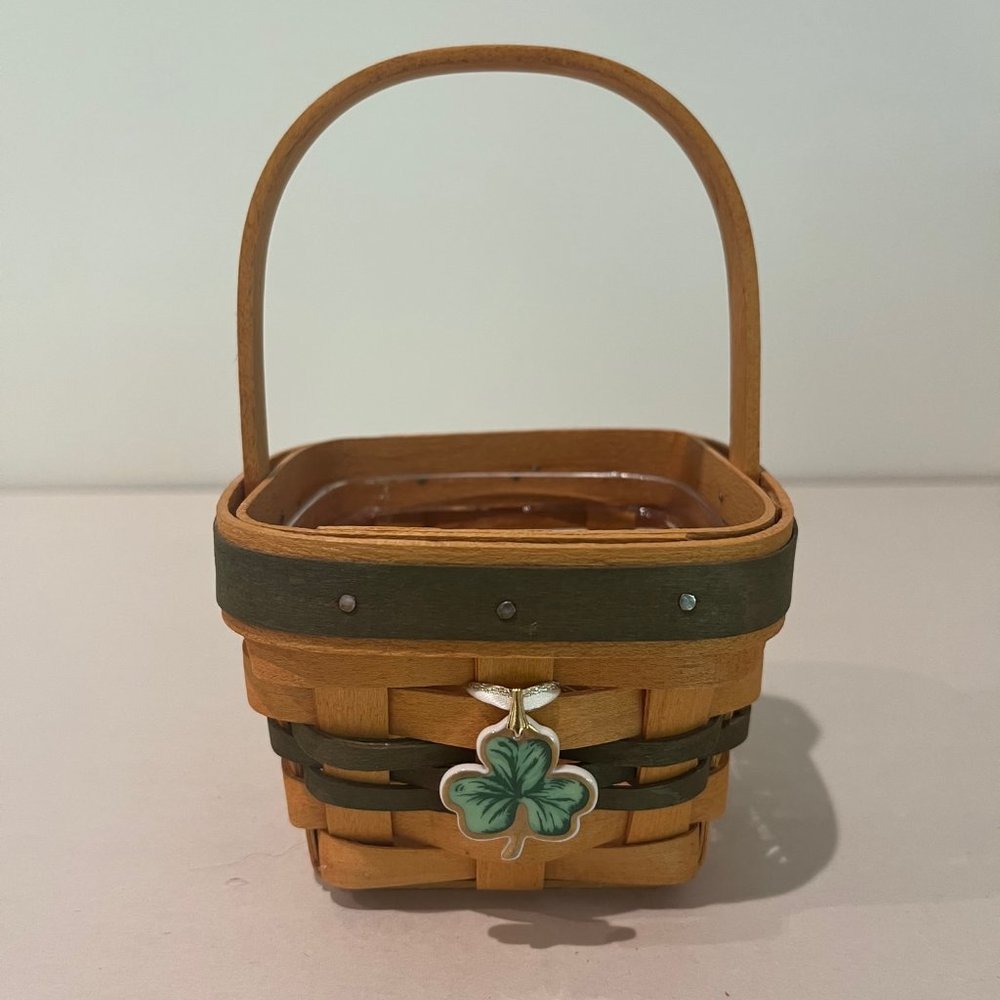 1999 Shamrock Lots of Luck Basket - Longaberger